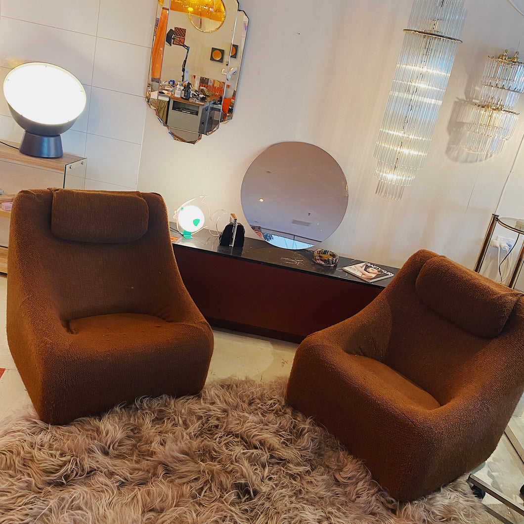 FANTASY #162 / Featherston Sofa Chair / Chocolate