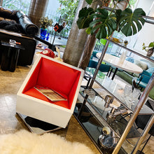 Load image into Gallery viewer, FANTASY #128 / Space Age Modernist Cube Chair - Red
