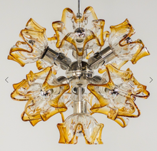 Load image into Gallery viewer, MAZZEGA MURANO / 1970’s ’Sputnik’ Chandelier
