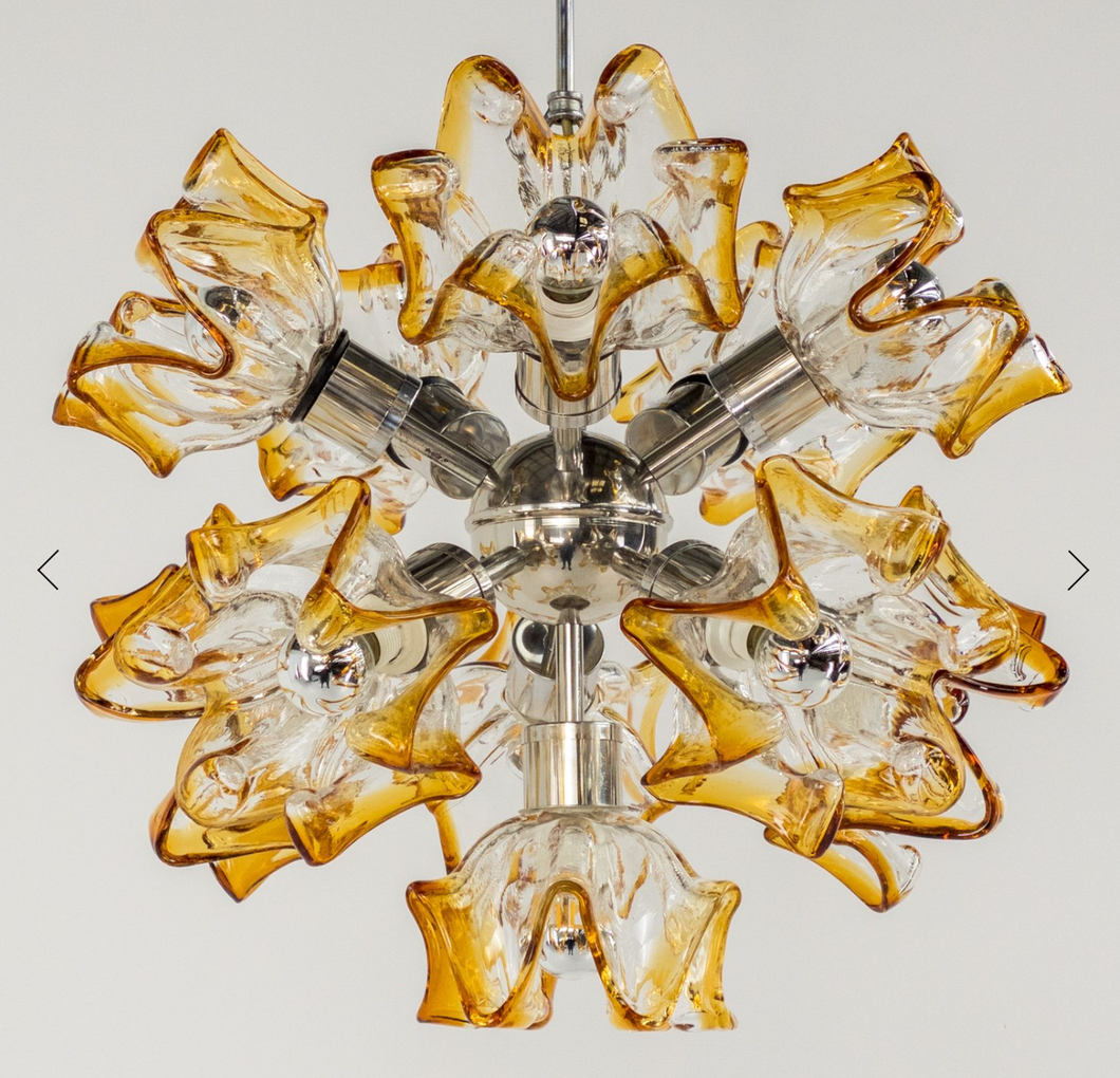 MAZZEGA MURANO / 1970’s ’Sputnik’ Chandelier