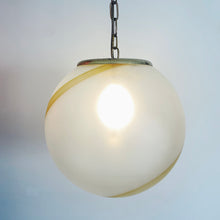 Load image into Gallery viewer, VENINI / Murano Handblown Glass Ball Pendant
