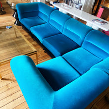 Load image into Gallery viewer, FANTASY #274 / VandeRoza 1970’s Modular Sofa / Turquoise
