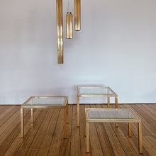 Load image into Gallery viewer, FANTASY #269 Trio of Pierre Vandel Paris Gold Tables
