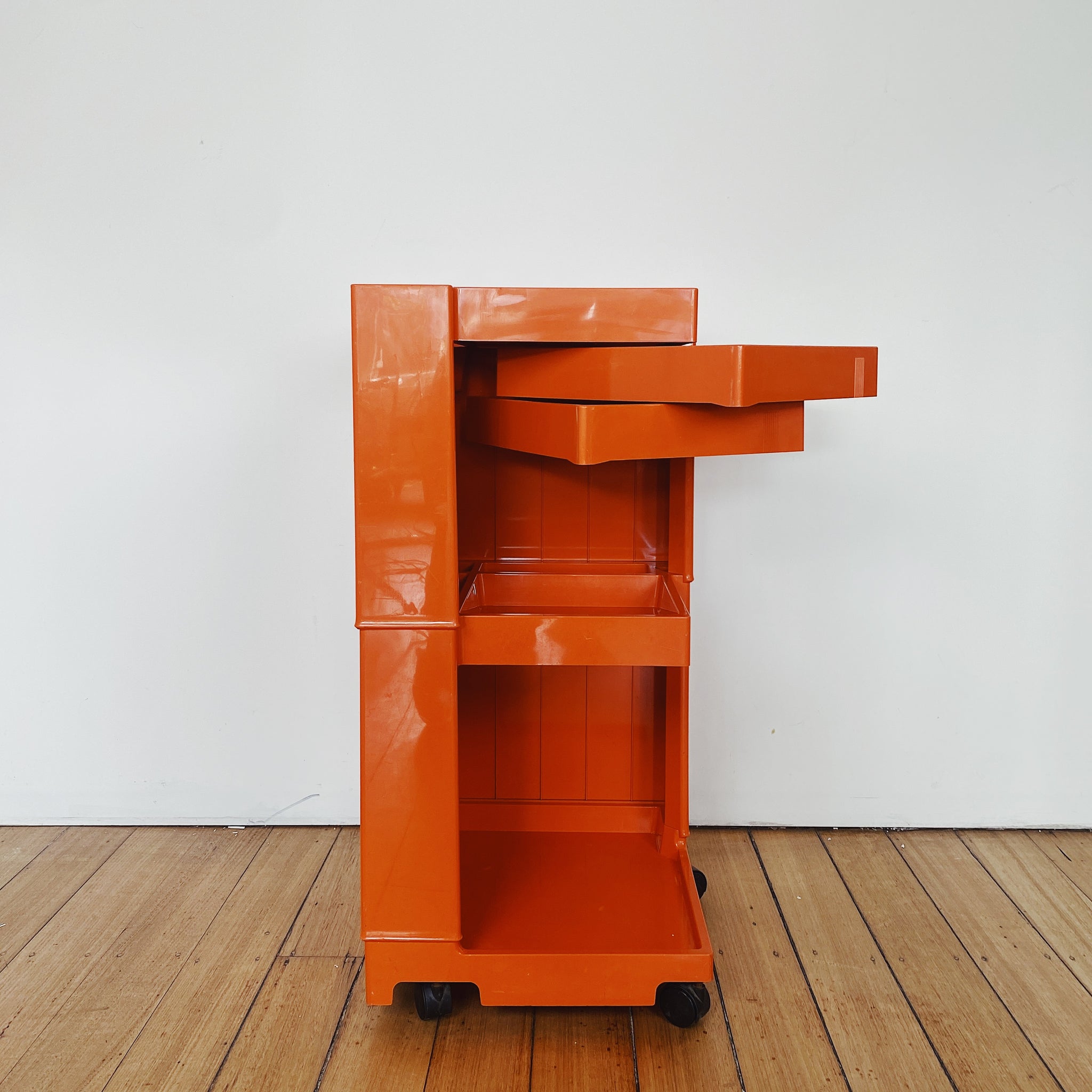 Joe Colombo Boby Work Trolley オレンジ オフィス家具 B-LINE Joe