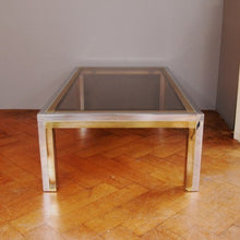 Load image into Gallery viewer, FANTASY #51 / Coffee Table by Romeo Rega in Chrome &amp; Brass
